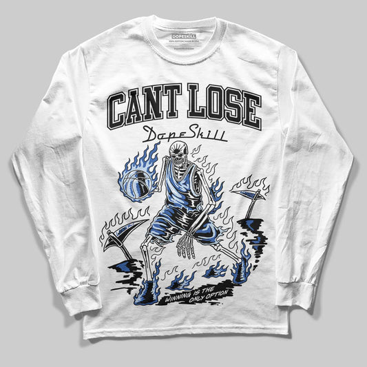 Awake NY x Jordan 5 Retro 'Black Racer Blue' DopeSkill Long Sleeve T-Shirt Cant Lose Graphic Streetwear - White 