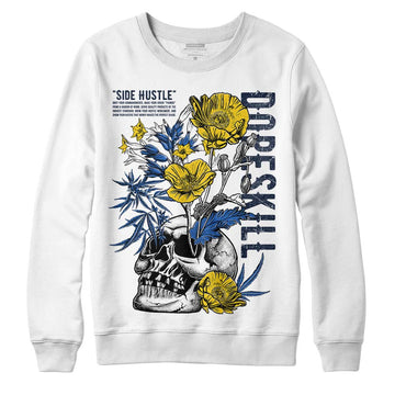 Dunk Low Vintage “Michigan” DopeSkill Sweatshirt Side Hustle Graphic Streetwear - White