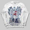 Jordan 4 SB “Summit White/Navy” DopeSkill Long Sleeve T-Shirt Angels Graphic Streetwear - White 