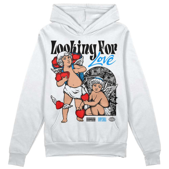 Jordan 6 “Reverse Oreo” DopeSkill Hoodie Sweatshirt Looking For Love Graphic Streetwear - White