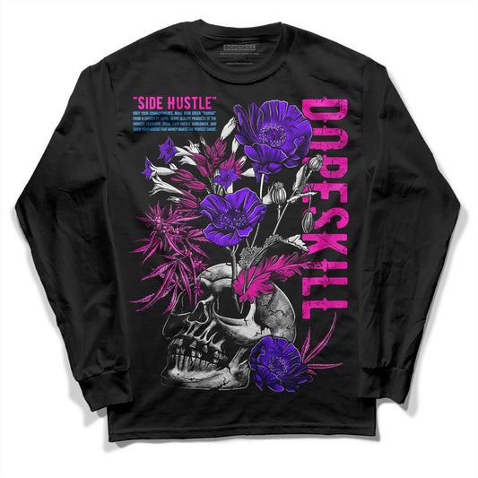 Dunk Low GS “Active Fuchsia” DopeSkill Long Sleeve T-Shirt Side Hustle Graphic Streetwear - Black