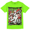 Neon Green Sneakers DopeSkill Neon Green T-Shirt Resist Graphic Streetwear