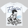 Jordan 11 Retro Low Diffused Blue DopeSkill Oversize Print T-Shirt Flexin' Graphic Streetwear