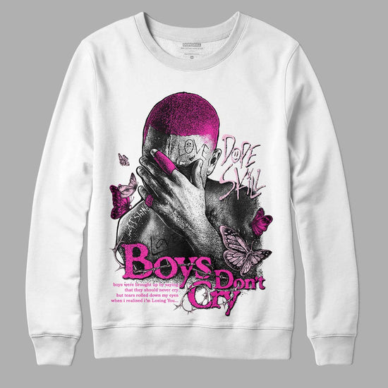 Pink Sneakers DopeSkill Sweatshirt Boys Don't Cry Graphic Streetwear - White