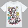 Jordan 1 Mid GS 'Six Championships' DopeSkill T-Shirt Then I'll Die For It Graphic Streetwear - White