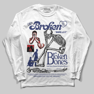 Jordan 11 “Rare Air” DopeSkill Long Sleeve T-Shirt Broken Bones Graphic Streetwear