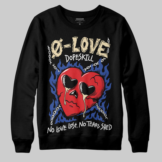 Jordan 3 “Seoul 2.0” DopeSkill Sweatshirt Crying Heart Graphic Streetwear - Black