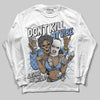 Jordan 4 WMNS 'Forget Me Not' DopeSkill Long Sleeve T-Shirt Don't Kill My Vibe Graphic Streetwear - White