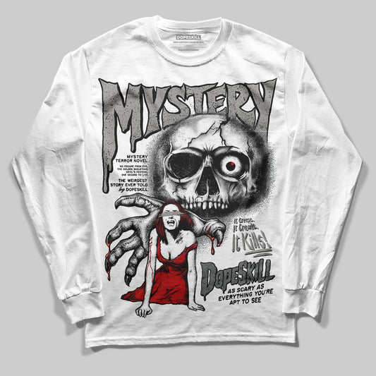 Jordan 9 Cool Grey DopeSkill Long Sleeve T-Shirt Mystery Ghostly Grasp Graphic Streetwear - White