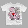 Dunk Low LX Pink Foam DopeSkill Toddler Kids T-shirt Love Kills Graphic Streetwear - White