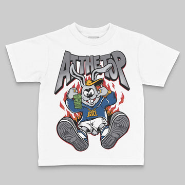 Jordan 9 Retro 'Flint Grey' 2026' DopeSkill Toddler Kids T-shirt At The Top Graphic Streetwear - White