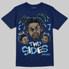 University Blue 'Two Sides' DopeSkill Graphic T-Shirt