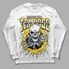 Jordan 4 Tour Yellow Thunder DopeSkill Long Sleeve T-Shirt Trapped Halloween Graphic Streetwear - White 