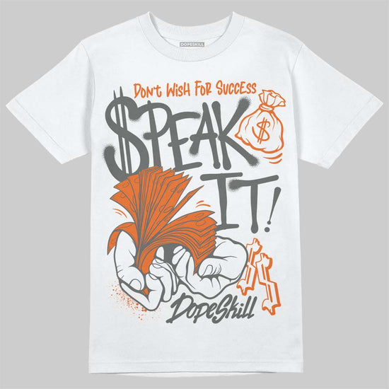 Jordan 3 Retro 'Fear Pack' DopeSkill T-Shirt Speak It Graphic Streetwear - White