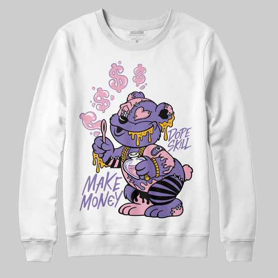 Jordan 11 "Mojave" DopeSkill Sweatshirt Make Money Graphic Streetwear - White