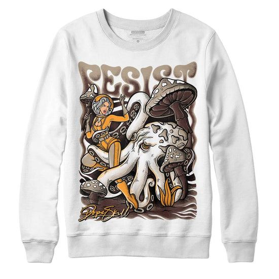 Jordan 1 High OG “Latte” DopeSkill Sweatshirt Resist Graphic Streetwear - White