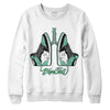 Jordan 1 High OG Green Glow DopeSkill Sweatshirt Breathe Graphic Streetwear - White