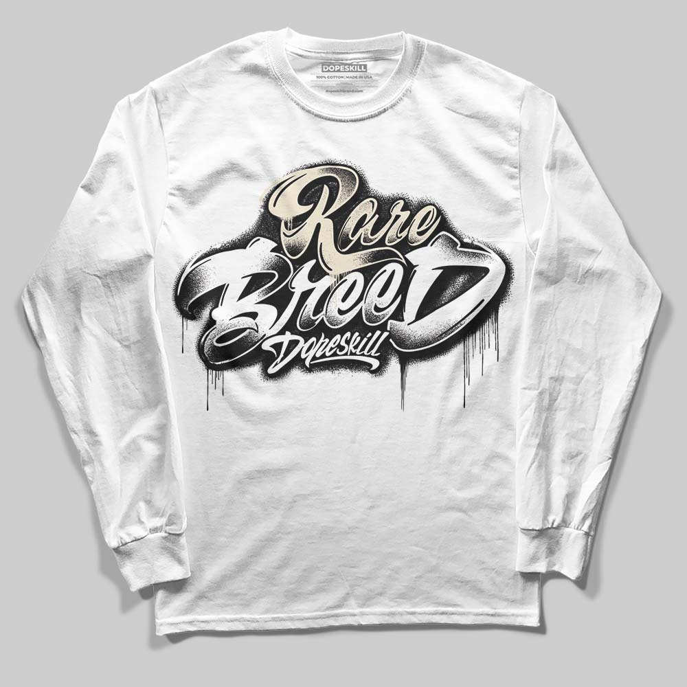 Jordan 5 Retro Reverse Metallic DopeSkill Long Sleeve T-Shirt Rare Breed Type Graphic Streetwear - White