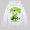 Neon Green Sneakers DopeSkill Hoodie Self Made Graphic Streetwear - White