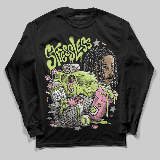 Chase B x Travis Scott x Jordan Jumpman Jack DopeSkill Long Sleeve T-Shirt Stressless Graphic Streetwear - Black