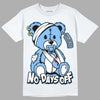 Jordan 9 Powder Blue DopeSkill T-Shirt Hurt Bear Graphic Streetwear - White