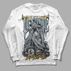 Jordan 13 “Blue Grey” DopeSkill Long Sleeve T-Shirt Life or Die Graphic Streetwear - White 