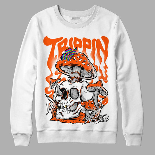 MSCHF Super Normal 2 Orange Milk DopeSkill Sweatshirt Trippin Graphic Streetwear - White