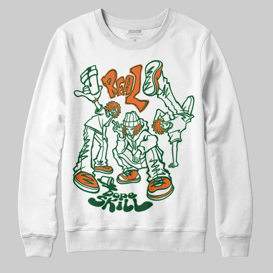 SoleFly x Air Jordan 3 “Fruits Of Our Labor” DopeSkill Sweatshirt Real Y2K Players Graphic Streetwear - White 