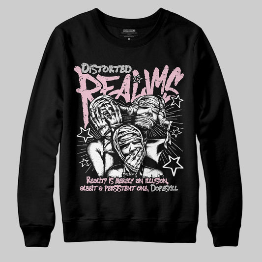 Jordan 5 OG “35th Anniversary” DopeSkill Sweatshirt Distorted Realms Graphic Streetwear - Black
