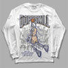 Jordan 4 Retro Frozen Moments DopeSkill Long Sleeve T-Shirt Thunder Dunk Graphic Streetwear - White 