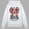 Jordan Spizike Low Bred DopeSkill Hoodie Sweatshirt Angels Graphic Streetwear - White 