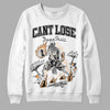 Dunk Low Cool Grey DopeSkill Sweatshirt Cant Lose Graphic Streetwear - White 