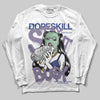 Jordan 1 Retro Low OG Zion Williamson Voodoo Alternate DopeSkill Long Sleeve T-Shirt Stay It Busy Graphic Streetwear - WHite
