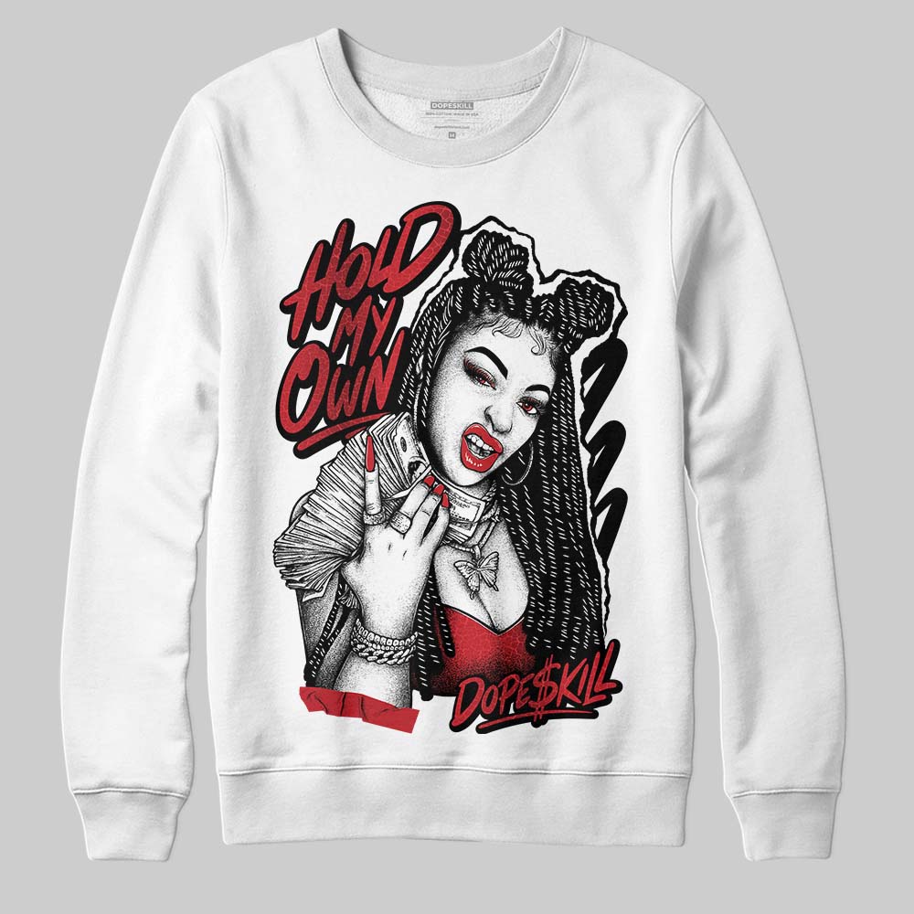 Jordan 1 High OG “Ruby” DopeSkill Sweatshirt New H.M.O Graphic Streetwear - White
