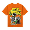 Orange, Black and White Sneakers DopeSkill T-Shirt Paper Chaser Boy Graphic Streetwear - Orange 