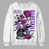 Jordan 13 Court Purple DopeSkill Sweatshirt Side Hustle Graphic Streetwear - White