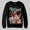 Jordan 1 Retro High OG Black Toe Reimagined DopeSkill Sweatshirt New No Days Off Graphic Streetwear - Black
