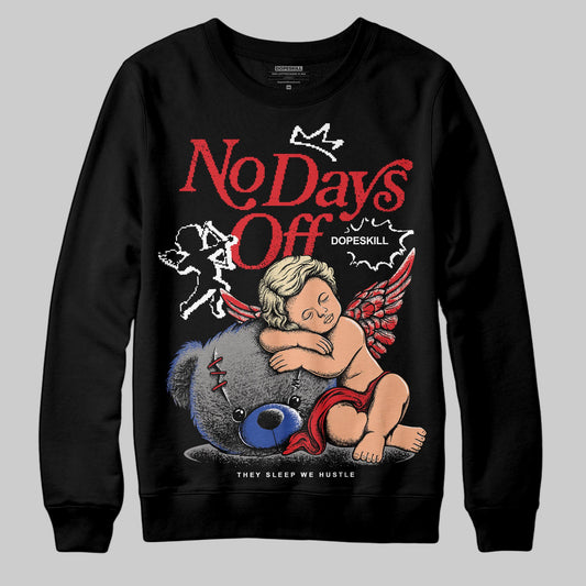 Jordan 3 “Seoul 2.0” DopeSkill Sweatshirt New No Days Off Graphic Streetwear - Black