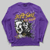 PURPLE Sneakers DopeSkill Long Sleeve T-Shirt Fix Your Energy Graphic Streetwear - purple