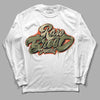 Olive Sneakers DopeSkill Long Sleeve T-Shirt Rare Breed Type Graphic Streetwear - White