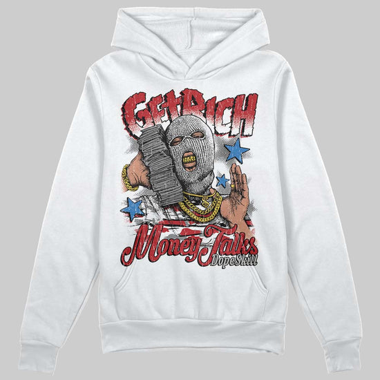 Jordan 8 Retro Bugs Bunny (2025) DopeSkill Hoodie Sweatshirt Get Rich Graphic Streetwear - White