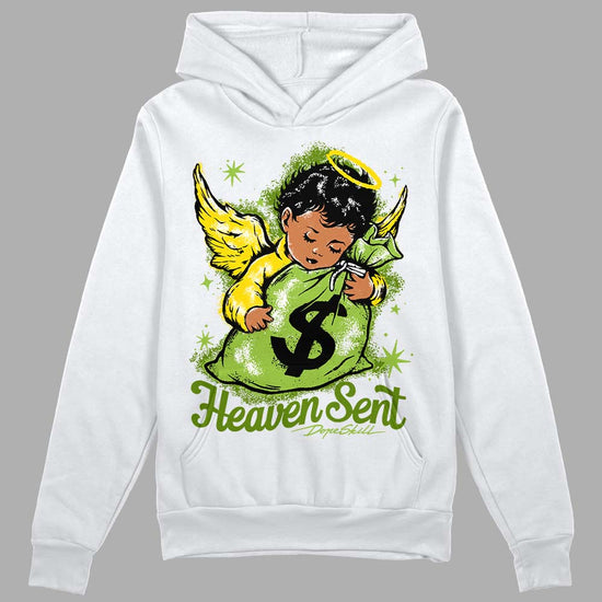 Dunk Low Chlorophyll DopeSkill Hoodie Sweatshirt Heaven Sent Graphic Streetwear - White