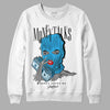 Jordan 1 High Retro OG “University Blue” DopeSkill Sweatshirt Money Talks Graphic Streetwear - White