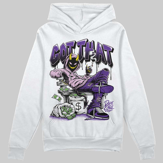 PURPLE Sneakers DopeSkill Hoodie Sweatshirt Got That Graphic Streetwear - White 
