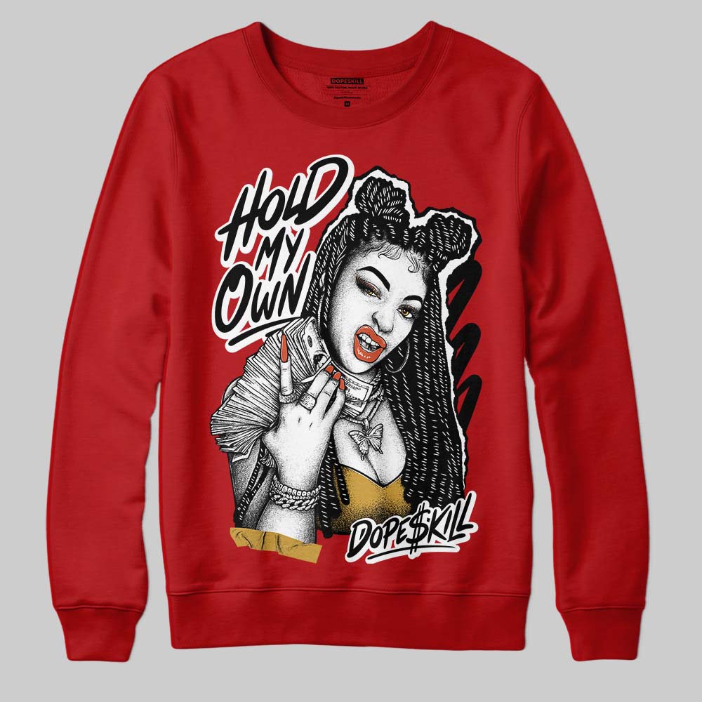 Nigel Sylvester x Air Jordan 4 ‘Brick by Brick’ DopeSkill Sweatshirt New H.M.O Graphic Streetwear - Red