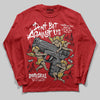 Red Sneakers DopeSkill Long Sleeve T-Shirt Don't Bet Against Us Graphic Streetwear - Red