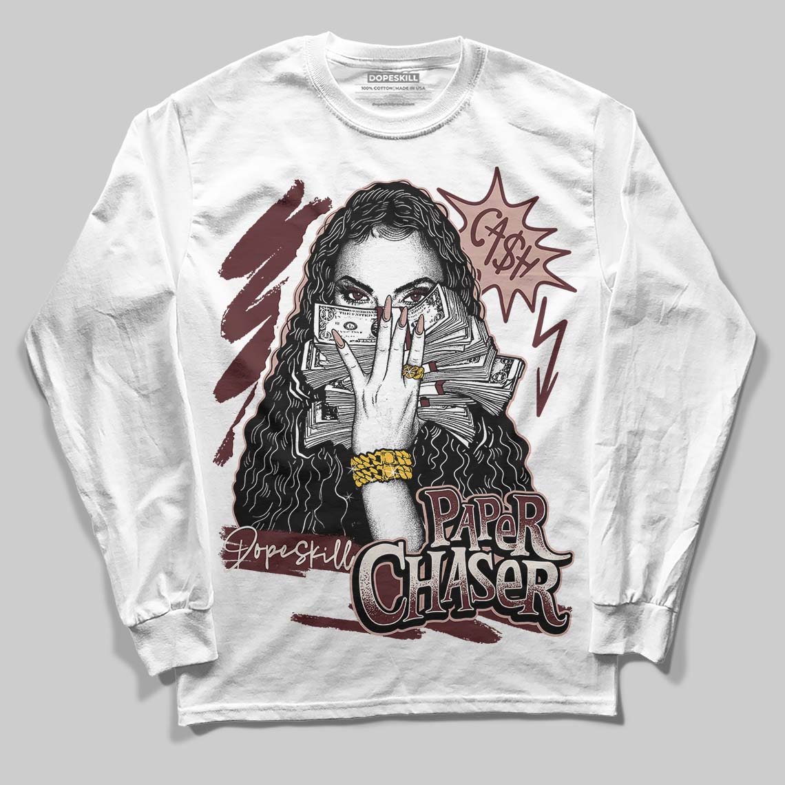 Jordan 11 “China” DopeSkill Long Sleeve T-Shirt NPC Graphic Streetwear - White