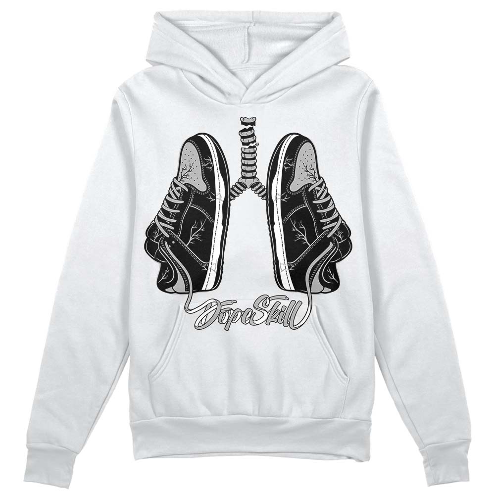 Jordan 1 Low OG “Shadow” DopeSkill Hoodie Sweatshirt Breathe Graphic Streetwear - White