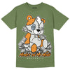 Jordan 5 "Olive" DopeSkill Olive T-Shirt MOMM Bear Graphic Streetwear 