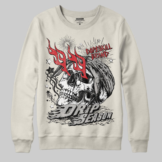 Jordan 1 Retro High OG “Sail” DopeSkill Sweatshirt Drip Season Graphic Streetwear